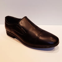 SALE LUKE Black Slip On Shoes (sizes 33-37)