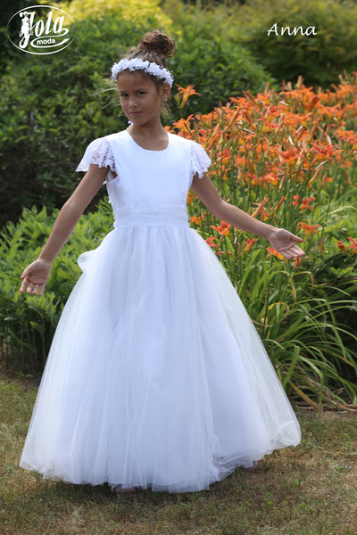 ANNA White Communion Dress
