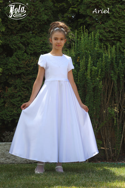 ARIEL White Communion Dress