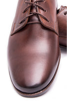 B1 Dark Brown Leather Boys Formal Shoes (sizes 30-44)