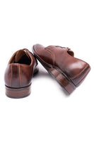 B1 Dark Brown Leather Boys Formal Shoes (sizes 30-44)