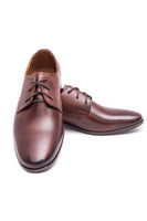 B1 Dark Brown Leather Boys Formal Shoes (sizes 30-44)