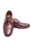 B1 Dark Brown Leather Boys Formal Shoes (sizes 30-44)