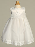 CATHERINE White Christening Dress with Cape (0m-3y)