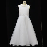 D30565B White Communion Dress with Bolero Jacket