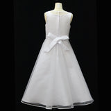 D30565B White Communion Dress with Bolero Jacket