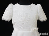 D30633 White Communion Dress