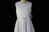 D30739 White Communion Dress