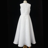 D30739 White Communion Dress