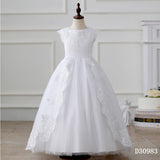 D30983 White Communion Dress
