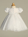 HEIDI White Christening Dress (0-18m)