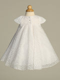 KELLY White Christening Dress (0-18m)