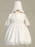 MELODY White Christening Dress (0-18m)