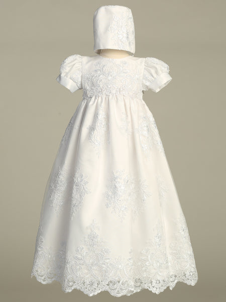 MIRIAM White Christening Gown (0-18m)
