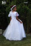 PATI White Communion Dress