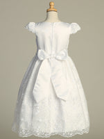 SP213 White Communion Dress (6-12 years and plus sizes)