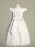 SP213 White Communion Dress (6-12 years and plus sizes)