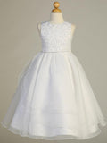 SP604 White Communion Dress (plus sizes)