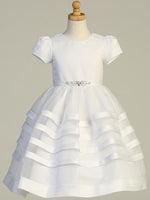 SP708 White Communion Dress (plus sizes)