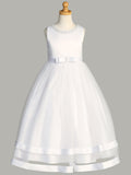 SP717 White Communion Dress (plus sizes)