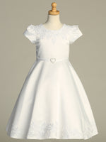 SP736 White Communion Dress (6-12 years and plus sizes)