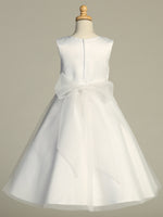 SP737 White Communion Dress (6-12 years and plus sizes)