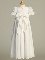 SABRINA White Christening Dress (0-18m)