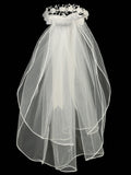 T20 White Crown with Veil