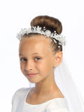 T28 White Crown with Veil