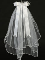 T28 White Crown with Veil