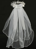 T28 White Crown with Veil