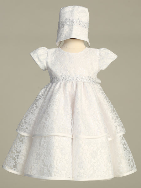 TIFFANY White Christening Dress (0-18m)