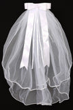 VEIL030 Cross Tiara Veil