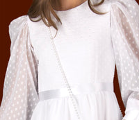 KRE279 White Communion Dress