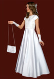 KRE289 White Communion Dress