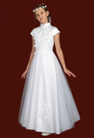 KRE291 White Communion Dress