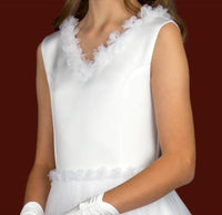 KRE296 White Communion Dress