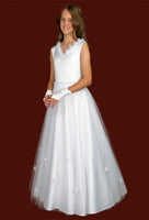 KRE296 White Communion Dress