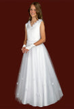 KRE296 White Communion Dress