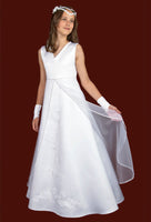 KRE300 White Communion Dress