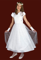 KRE301 White Communion Dress