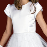 KRE301 White Communion Dress