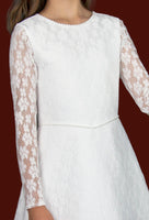 KRE305 White Communion Dress