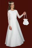 KRE305 White Communion Dress