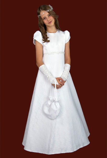 KRE306 White Communion Dress