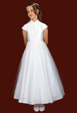 KRE308 White Communion Dress