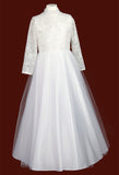 KRE311 White Communion Dress