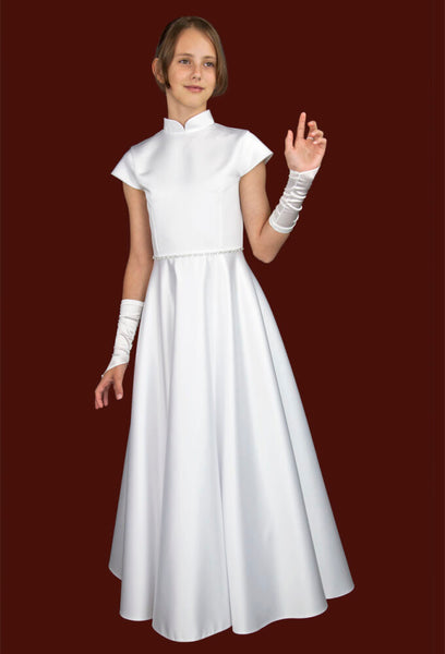 KRS178 White Communion Dress