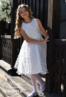 BLANKA EC-147 Off-White Girls Dress (sizes 110-176cm)