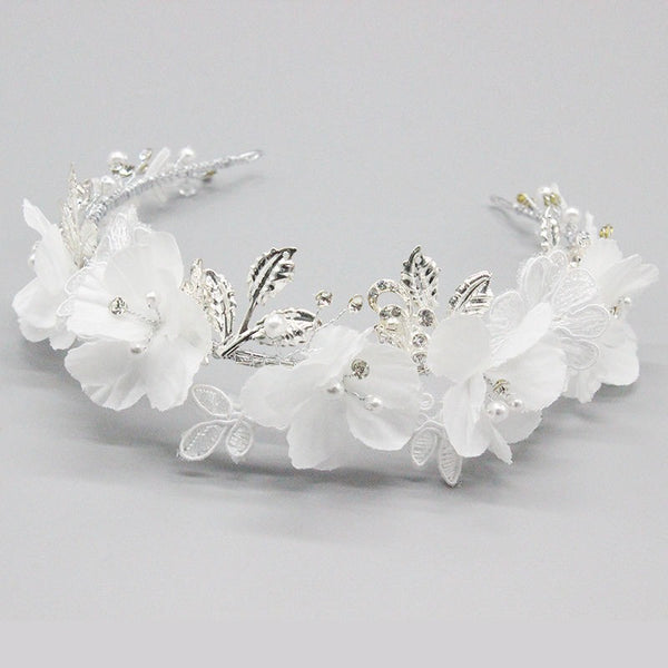 F1260 Exquisite White Hairband